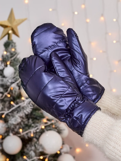Royalfashion Дамски ръкавици в тъмносиньо