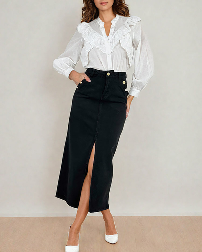 Дамска пола от деним Royalfashion