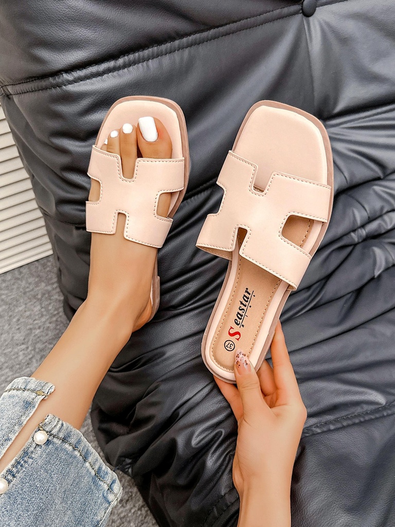 Royalfashion Женски чехли с плоска подметка Eval