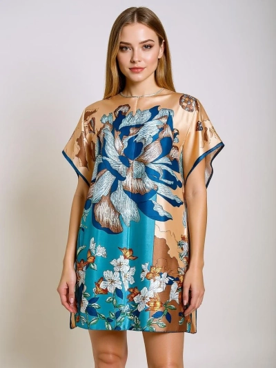 Рокля Парео Kalista Royalfashion – многоцветна, лека материя, универсална