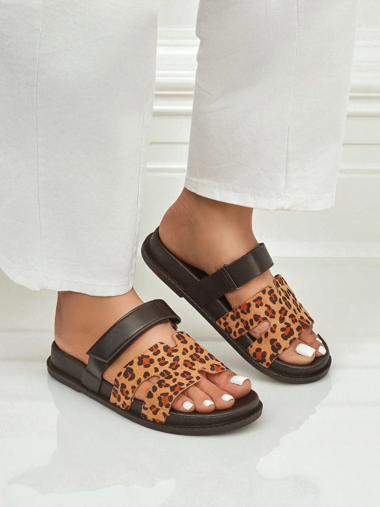 Royalfashion дамски чехли от еко кожа FlexiComfi