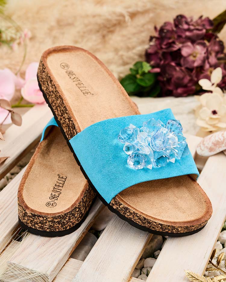 Royalfashion Дамски джапанки Villo с кристали