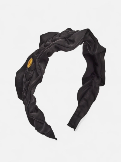 Royalfashion Лента за коса с плитка и набирания