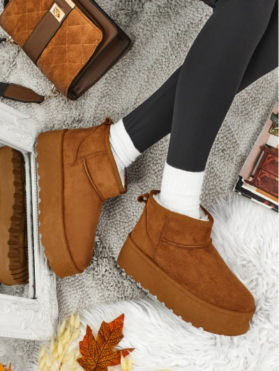 Къси дамски боти а ла сноубутс Vespera