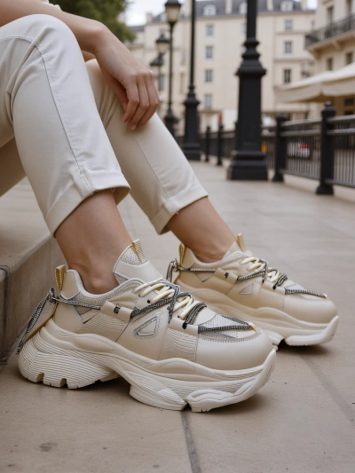 Royalfashion Дамски маратонки на дебела подметка Reterri