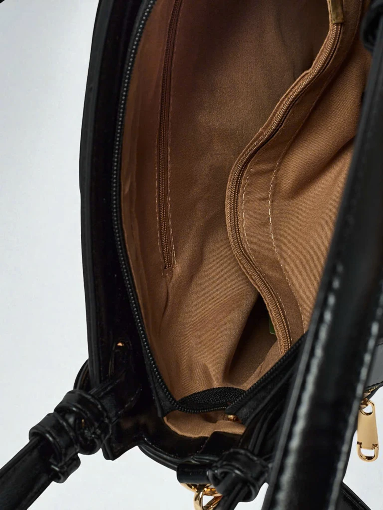 Дамска чанта shopper от еко кожа Silent Raven