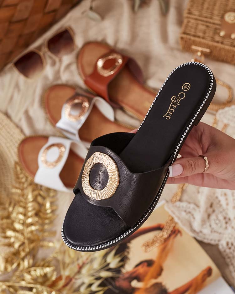 Royalfashion Дамски джапанки Olerna с плоска подметка