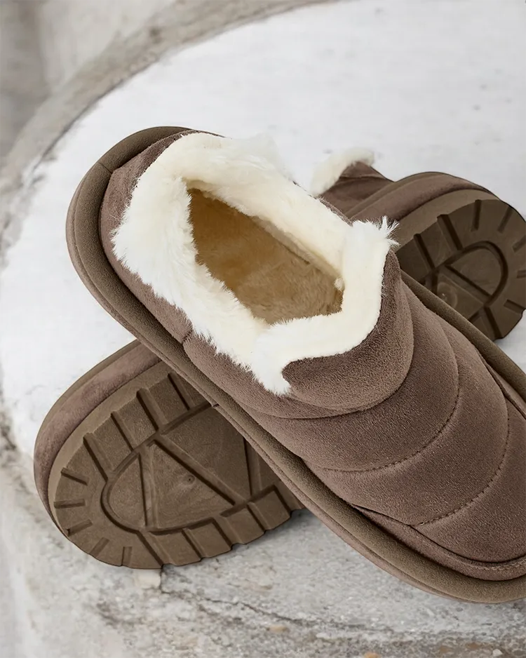 Royalfashion Дамски къси ботуши Zoeno a'la snow boots