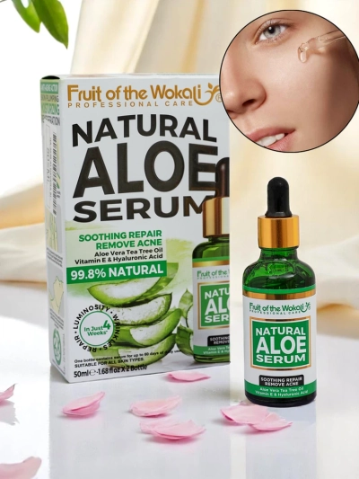 Плод на Wokali - Успокояваща и регенерираща серум за лице с алое
