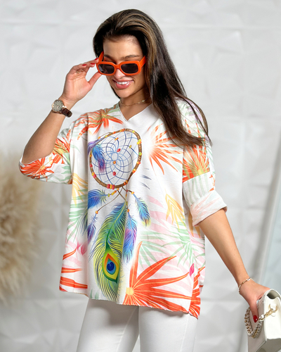 Royalfashion Дамска блуза с принт