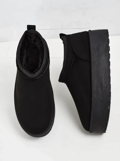 Royalfashion Дамски къси ботуши a'la snow boots Ozozi