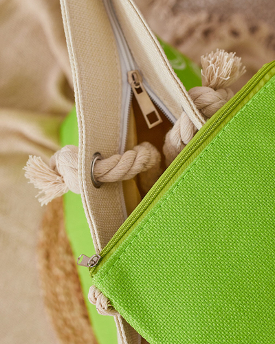 Royalfashion Чанта от плат в празничен десен за рамо