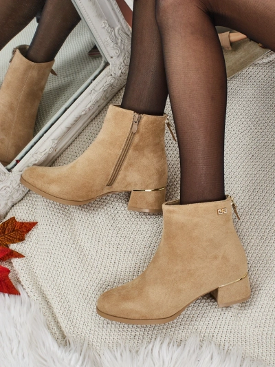 Дамски боти от еко велур на ток Arshinea