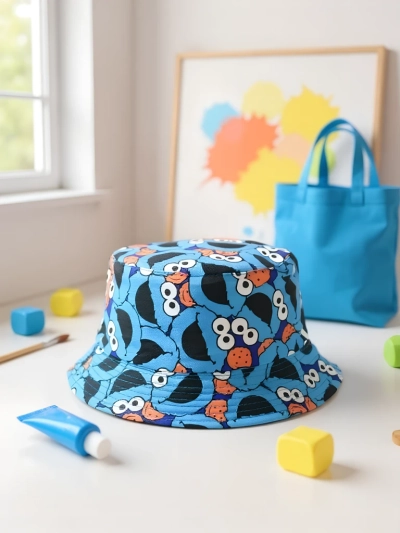 Royalfashion Детска шапка тип кофа Color Splash Bucket