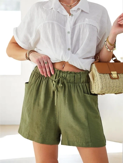 Royalfashion Жени вискозни шорти