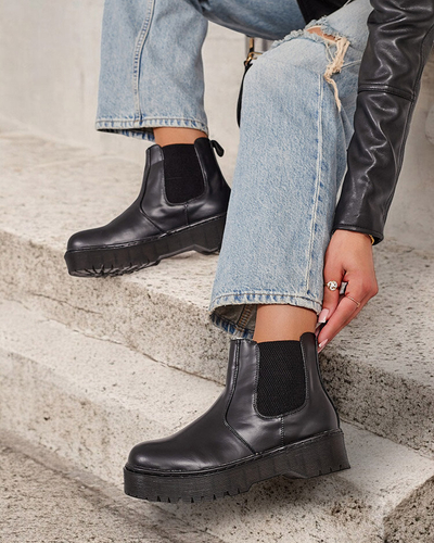 Royalfashion Дамски ботуши Movitas от еко кожа