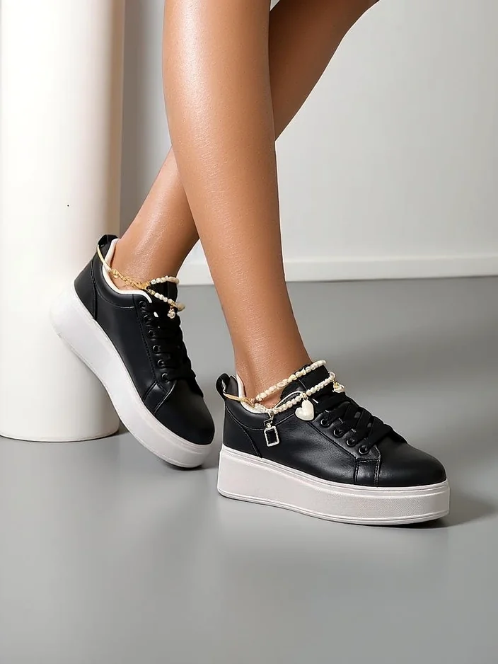 Royalfashion Женски спортни маратонки с платформа Helsas