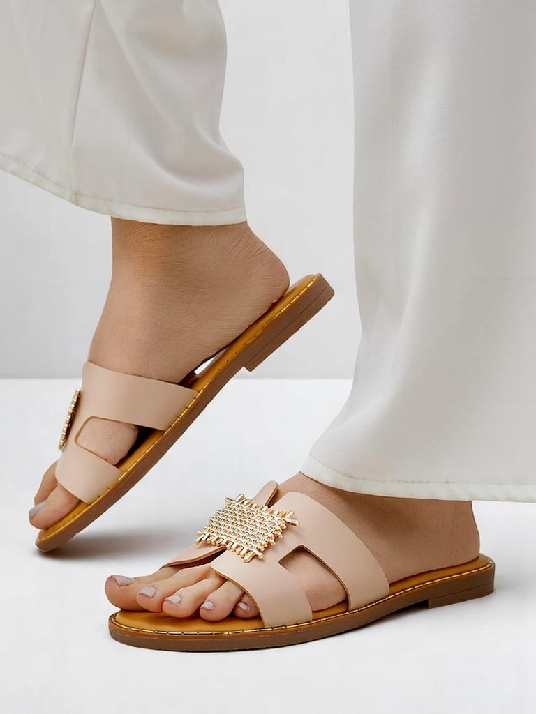 Royalfashion Декоративни дамски слайдове с орнамент Crattes