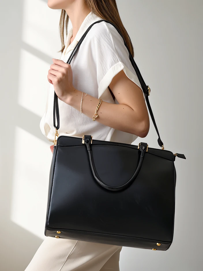 Royalfashion Елегантна голяма дамска чанта