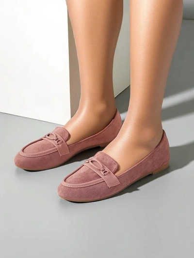 Royalfashion Женски мокасини от еко велур Zammei