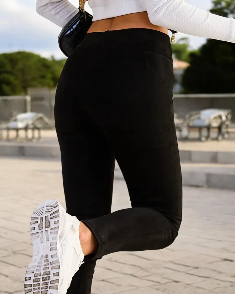 Royalfashion Дамски клинове a'la suede