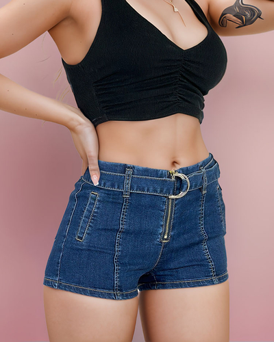 Royalfashion Дамски къси панталони от деним