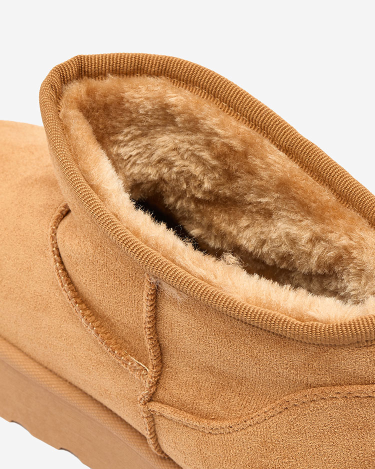 Royalfashion Кафяви дамски ботуши за сняг на платформа Ersinella