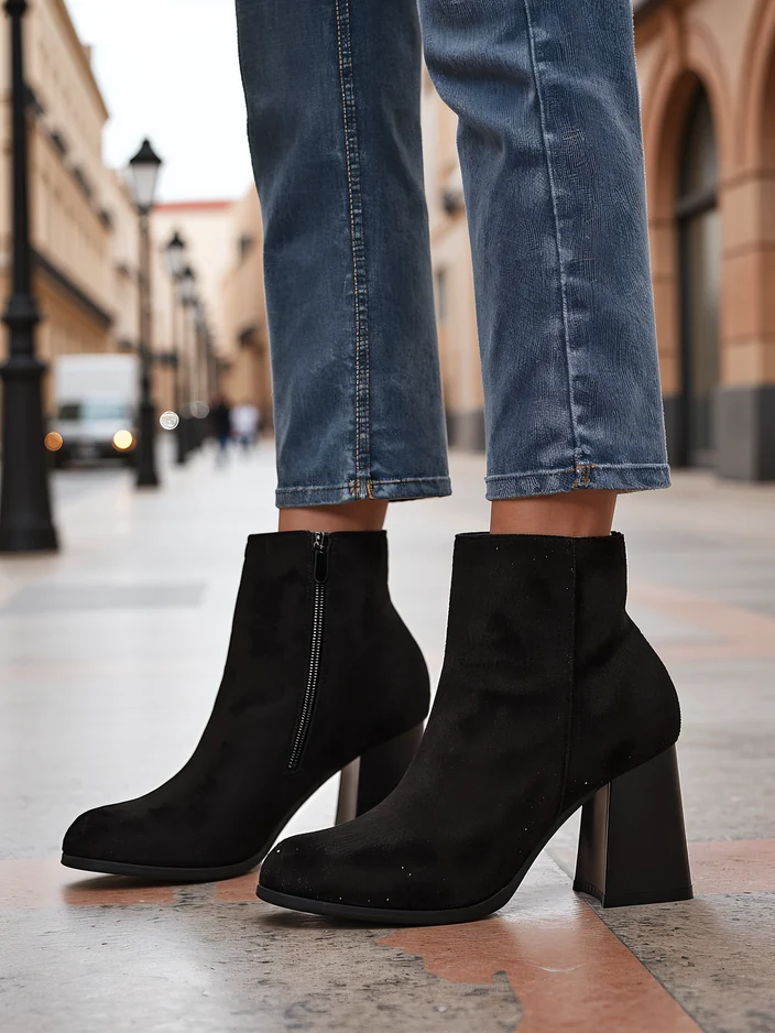 Royalfashion Дамски боти до глезена Fiolon