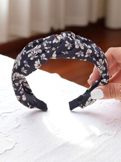 Royalfashion Диадема с плитка и флорален мотив Florinda