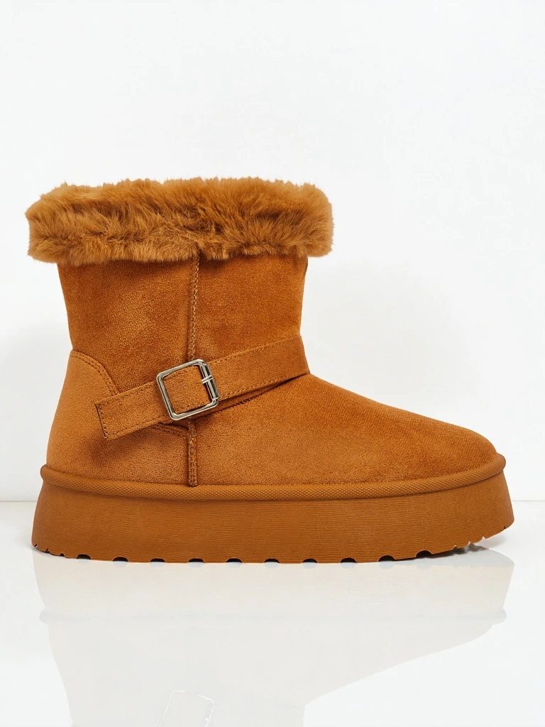 Royalfashion Къси дамски боти тип снегоходки Myrelle