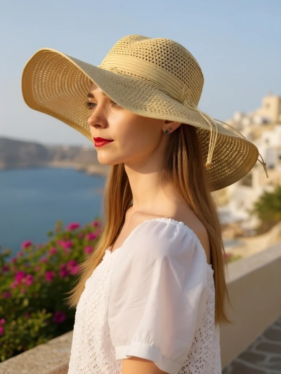 Royalfashion Дамска сламена шапка Calvinas