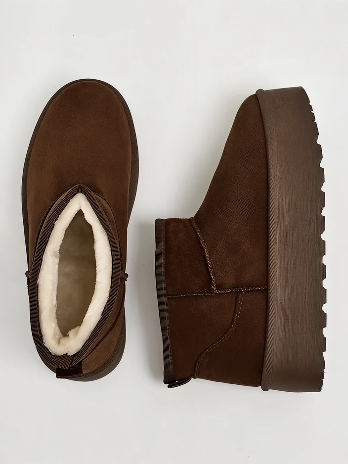 Royalfashion Дамски ботуши за сняг на платформа a'la Dagodo