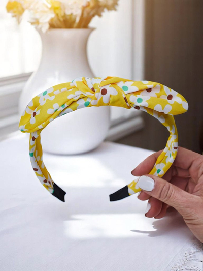 Royalfashion Диадема с панделка на цветя Florinka