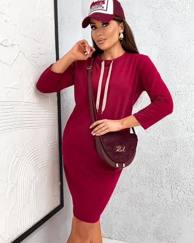 Royalfashion Женска памучна мини рокля