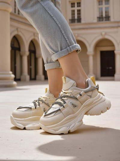 Royalfashion Дамски маратонки на дебела подметка Reterri