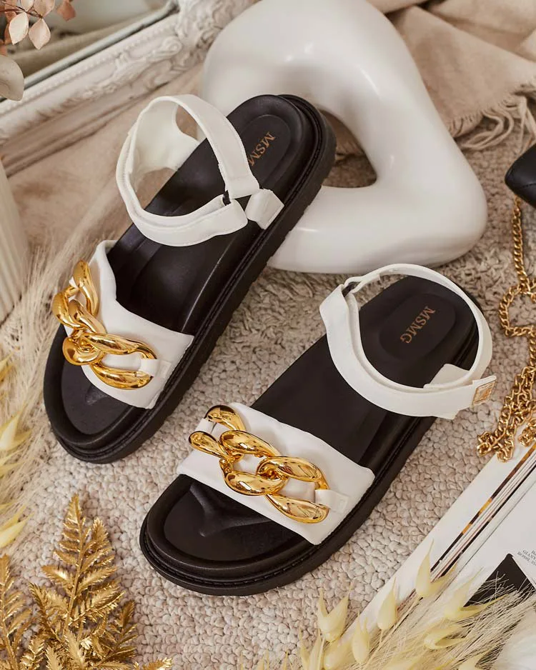 Royalfashion Дамски сандали с верижка Orette