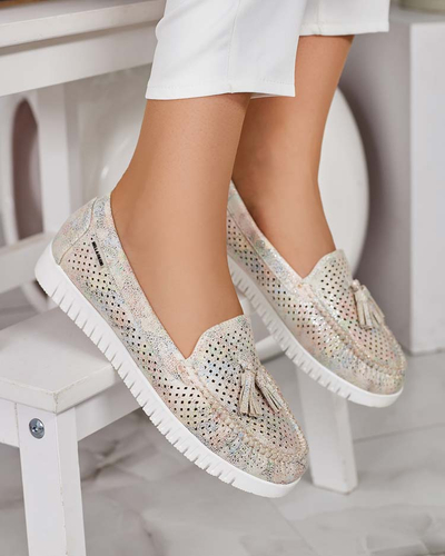 Royalfashion Дамски ажурни мокасини Molaffa