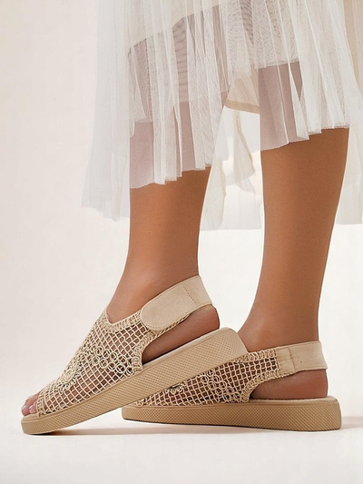 Royalfashion дамски ажурни сандали с горна част Levay