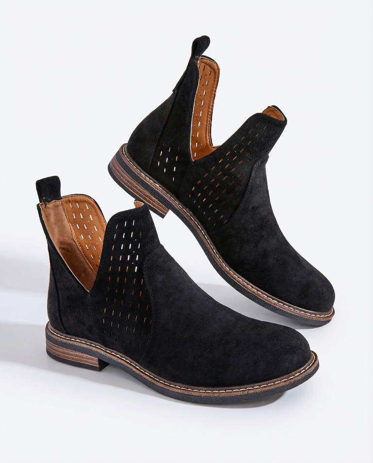 Royalfashion Дамски ботуши Ovilla от велур eko