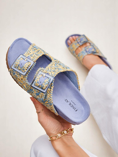 Royalfashion Дамски сандали с катарами Samorra