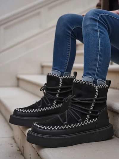 Royalfashion дамски обувки за сняг с връзки Siozi