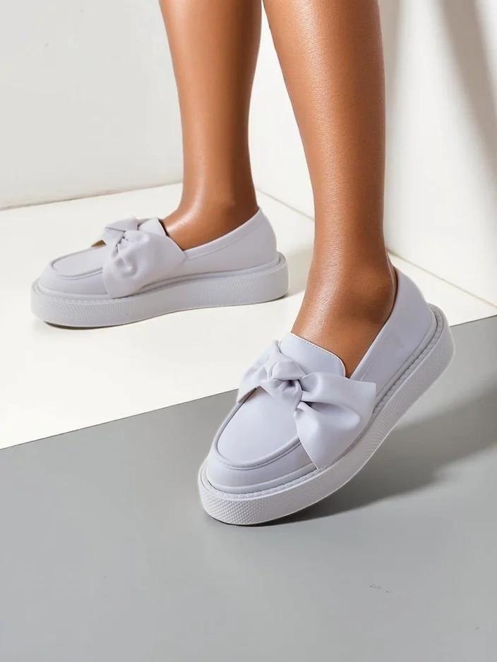 Royalfashion Елегантни дамски мокасини с лък Ortto