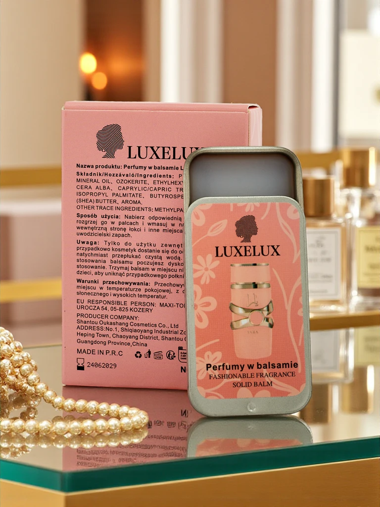 LUXELUX Solid Balm Aurelia – парфюмиран балсам в метална кутия 10g