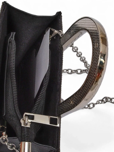 Royalfashion Дамска чанта тип плик с цирконии и дръжки змия Snake Glam