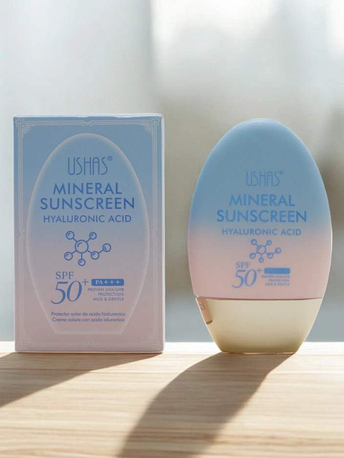 Ushah Слънцезащитен крем с хиалуронова киселина 50 SPF 60g