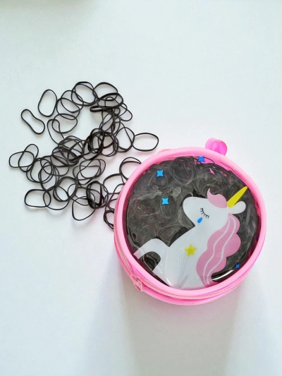 Royalfashion Многоцветни силиконови ластичета за коса в декоративна опаковка