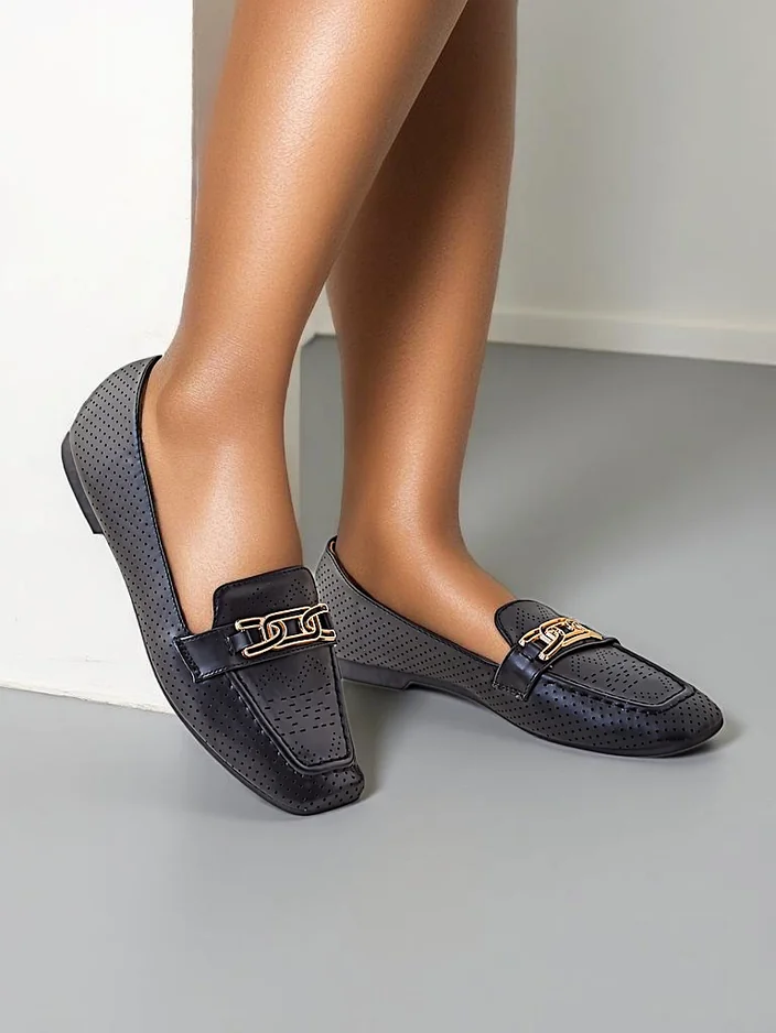 Royalfashion Отворени дамски мокасини Besione