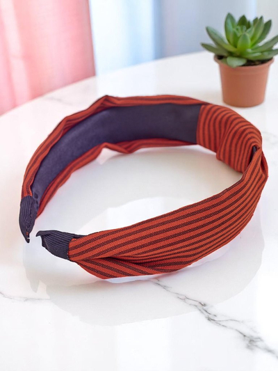 Royalfashion Ластична лента за коса на райета Stripes Vibe