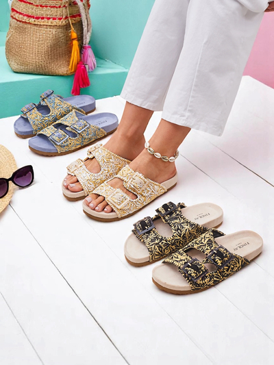 Royalfashion Дамски сандали с катарами Samorra