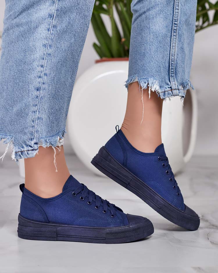 Royalfashion Дамски класически маратонки с връзки Seleas